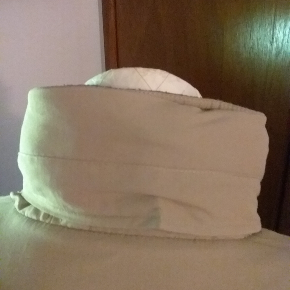 LL Bean Men's Reg. Lrg. Khaki Color Thinsulate Polartec Lined Jacket Coat w/hood - Picture 13 of 15